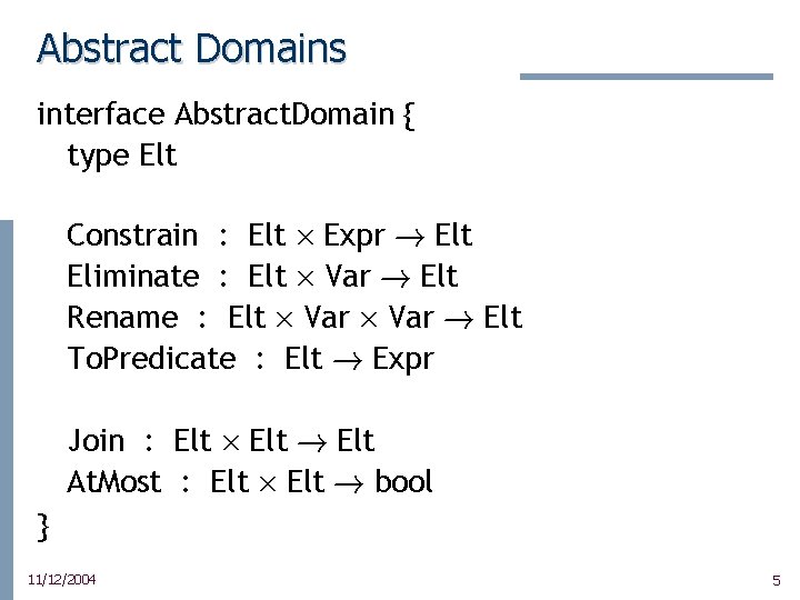 Domain Model Abstract Abstract Interpretation with Alien Expressions and Heap Structures