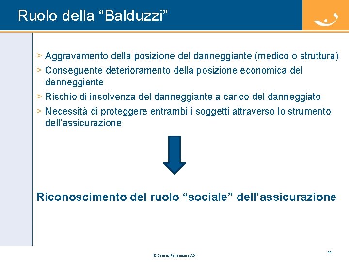 Ruolo della “Balduzzi” > Aggravamento della posizione del danneggiante (medico o struttura) > Conseguente