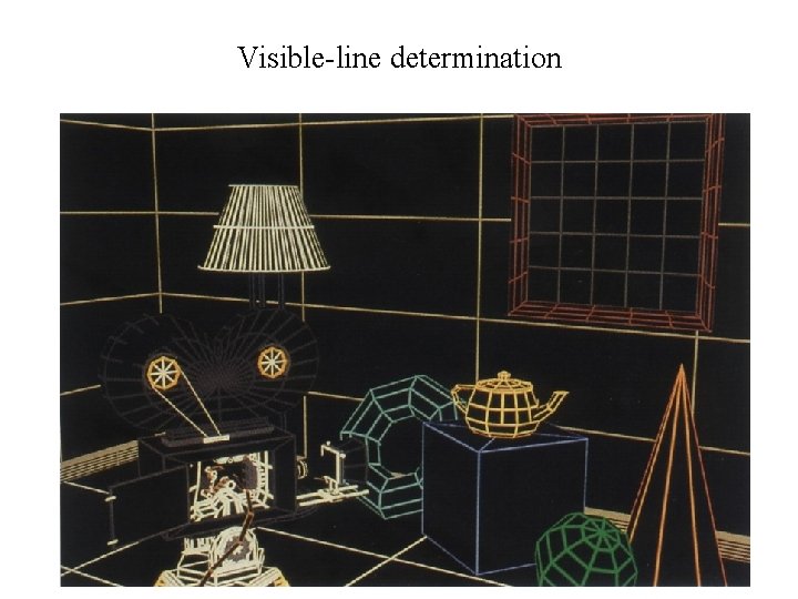 Visible-line determination 