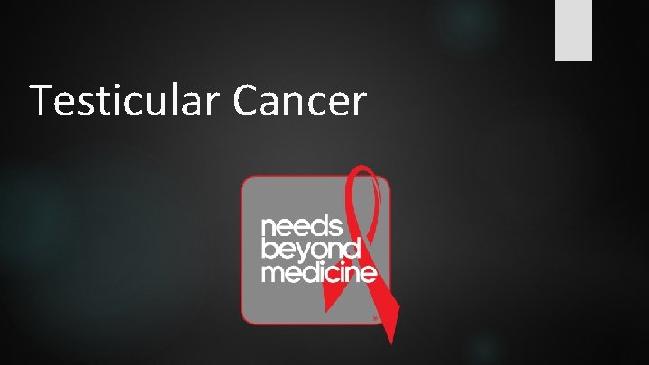 Testicular Cancer 