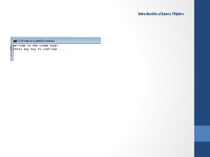 Introducción a Clases y Objetos 