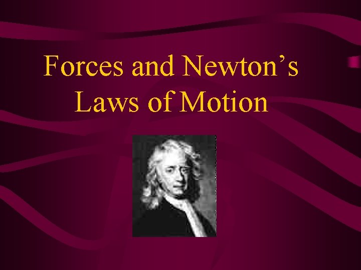 Forces and Newton’s Laws of Motion 