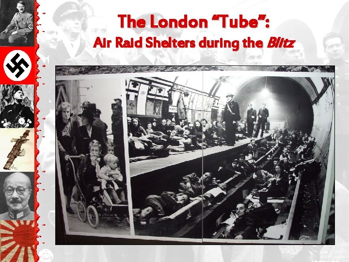 The London “Tube”: Air Raid Shelters during the Blitz 