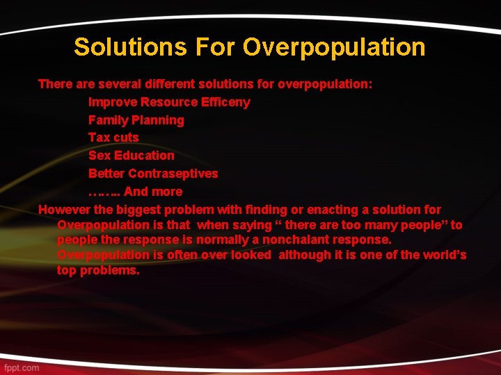 Over Population Debra Dent Population Prediction Overpopulation is