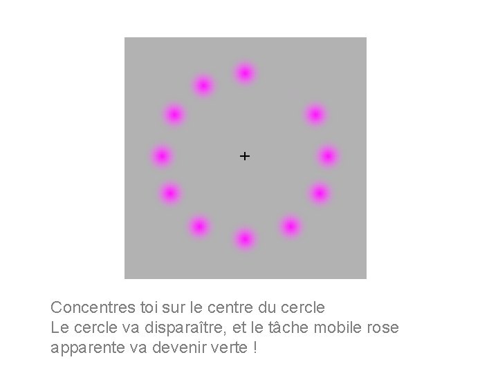 If you continue to focus on the sign in the centre of the Concentres