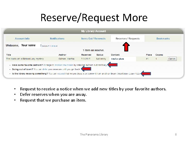 Reserve/Request More Your name Email or phone • Request to receive a notice when