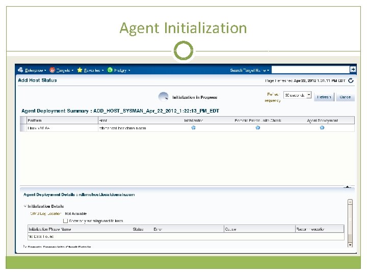 Agent Initialization 