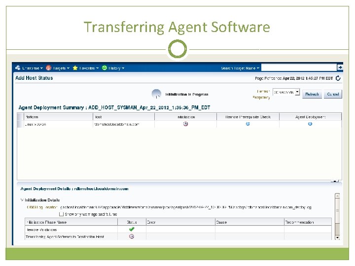 Transferring Agent Software 