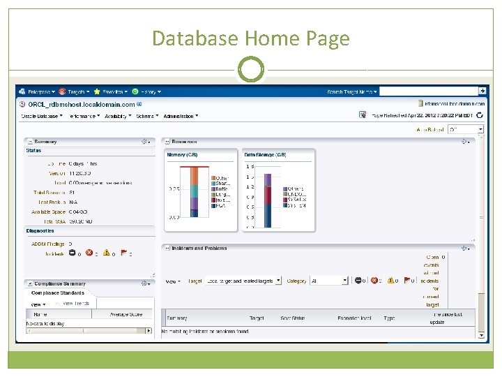Database Home Page 
