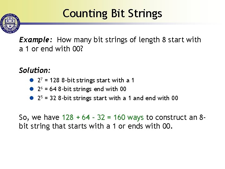 Discrete Structures for Computer Science Presented by Andrew