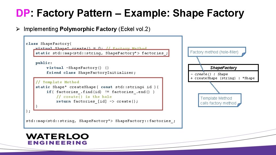 Design Pattern 5 Decorator Factory CS 247 Module