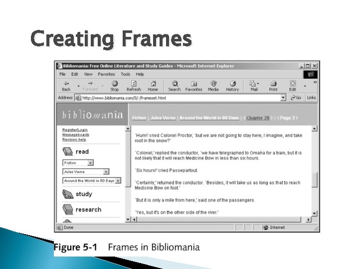 Creating Frames 