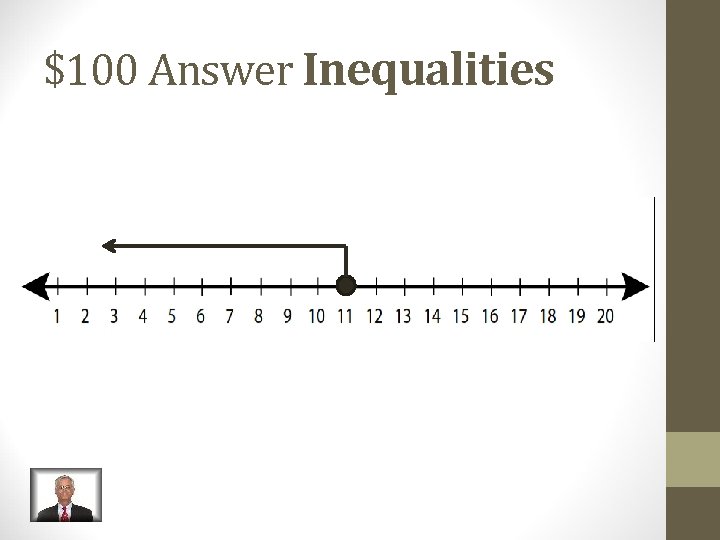 $100 Answer Inequalities 