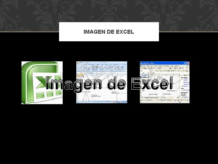 IMAGEN DE EXCEL Imagen de Excel 