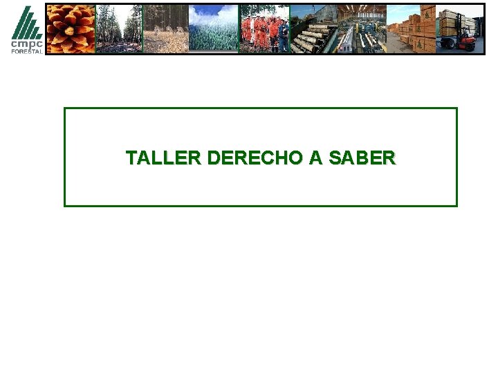 TALLER DERECHO A SABER 