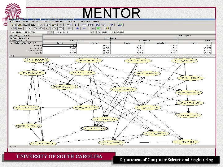 MENTOR UNIVERSITY OF SOUTH CAROLINA Department of Computer Science and Engineering 