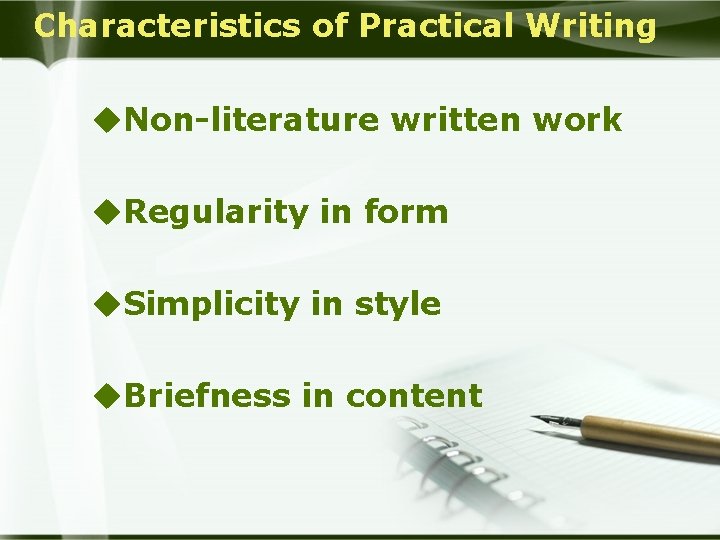 Unit 1 Note Writing LOGO Unit 1 Note
