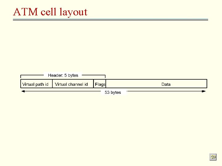 ATM cell layout 