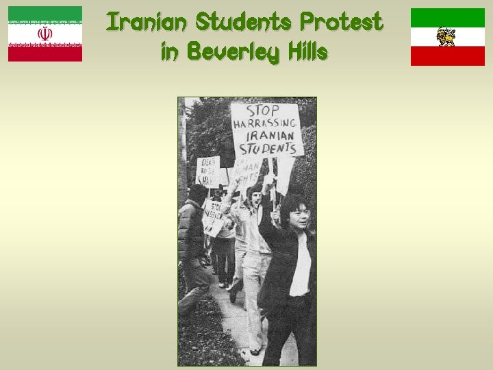 Iranian Students Protest in Beverley Hills 