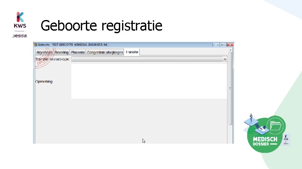 Geboorte registratie 