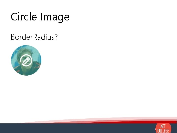 Circle Image Border. Radius? 