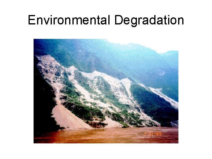 Environmental Degradation 