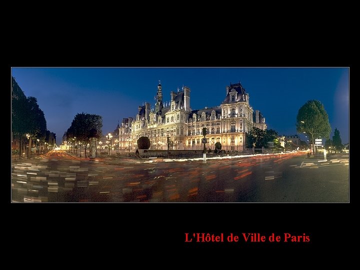 L'Hôtel de Ville de Paris 
