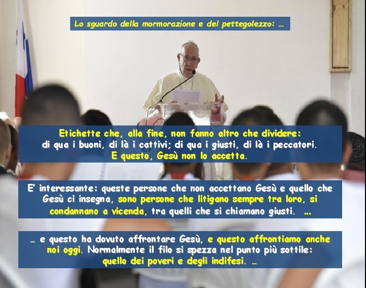 Lo sguardo della mormorazione e del pettegolezzo: … Etichette che, alla fine, non fanno