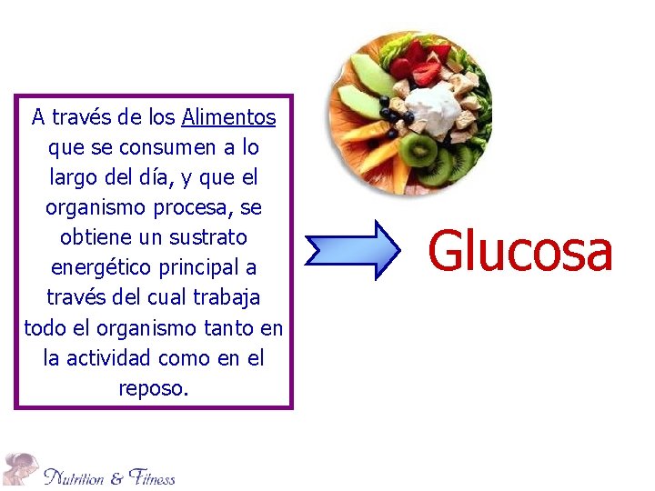 A través de los Alimentos que se consumen a lo largo del día, y