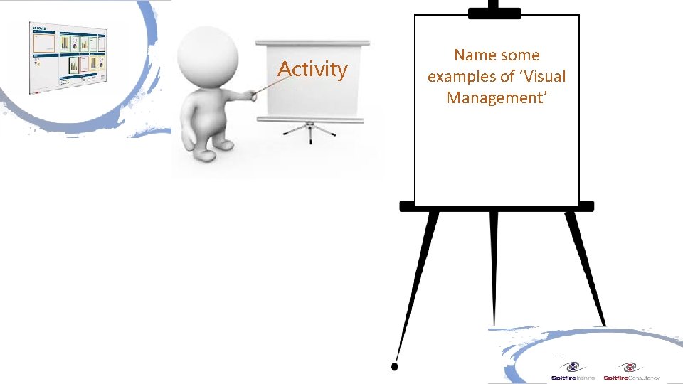 Activity Name some examples of ‘Visual Management’ 