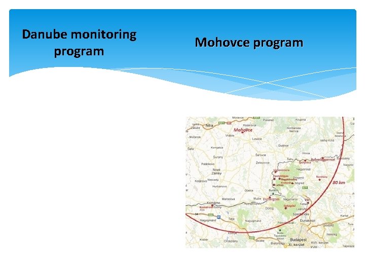 Danube monitoring program Mohovce program 