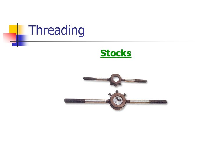 Threading Stocks 