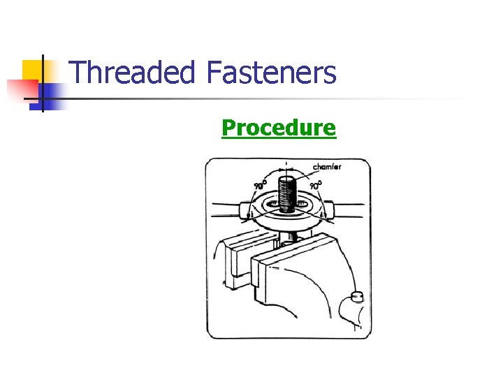 Threaded Fasteners Procedure 