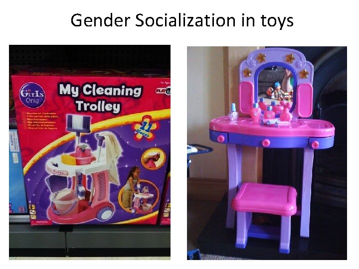 Gender Socialization in toys Gender Socialization in toys