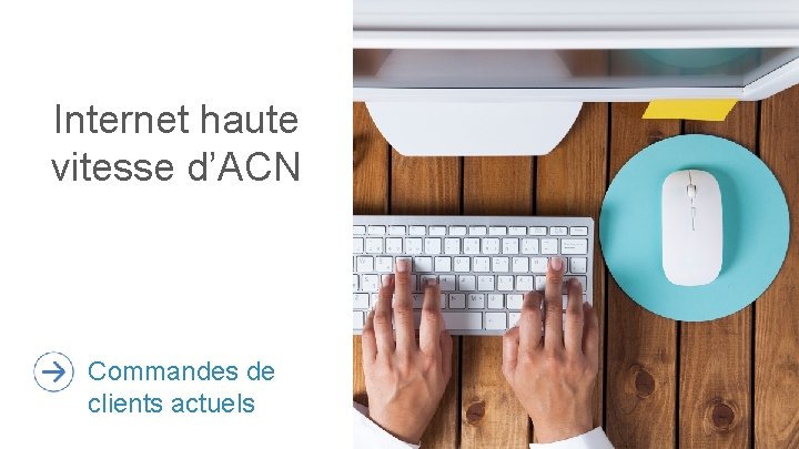 Internet haute vitesse d’ACN Commandes de clients actuels 