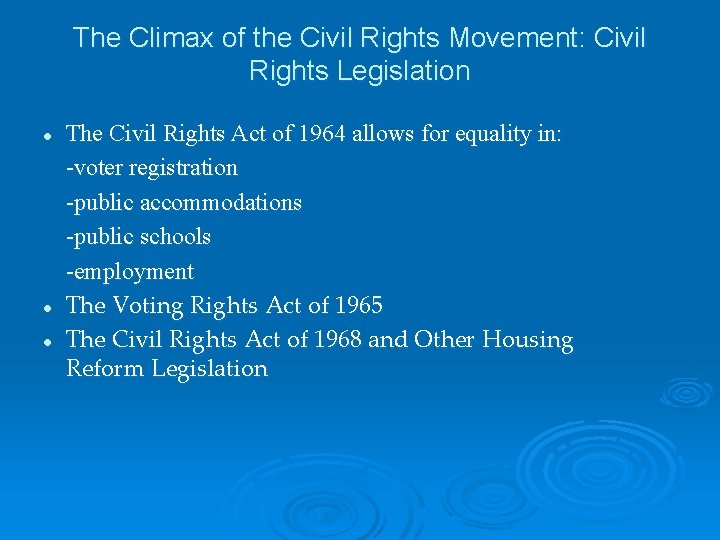American Government and Politics Today Chapter 5 Civil
