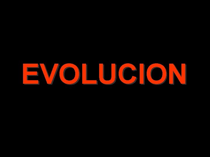 EVOLUCION 