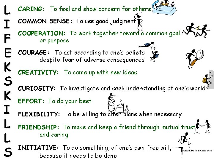 L I F E K S K I L L S CARING: To feel