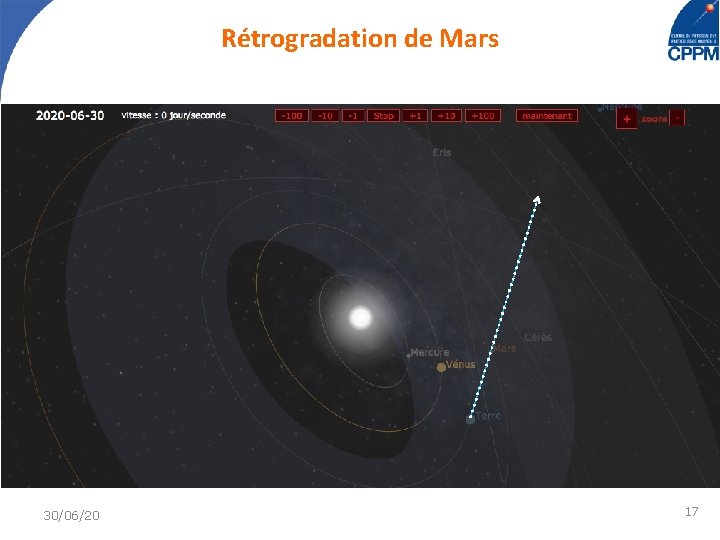 Rétrogradation de Mars 24 avril 2020 30/06/20 17 