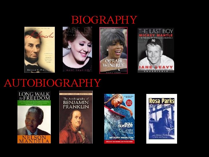 BIOGRAPHY AUTOBIOGRAPHY 