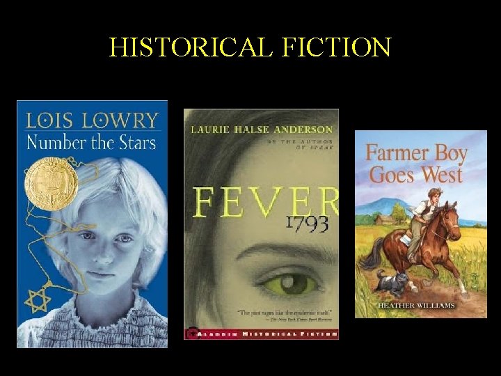 HISTORICAL FICTION 