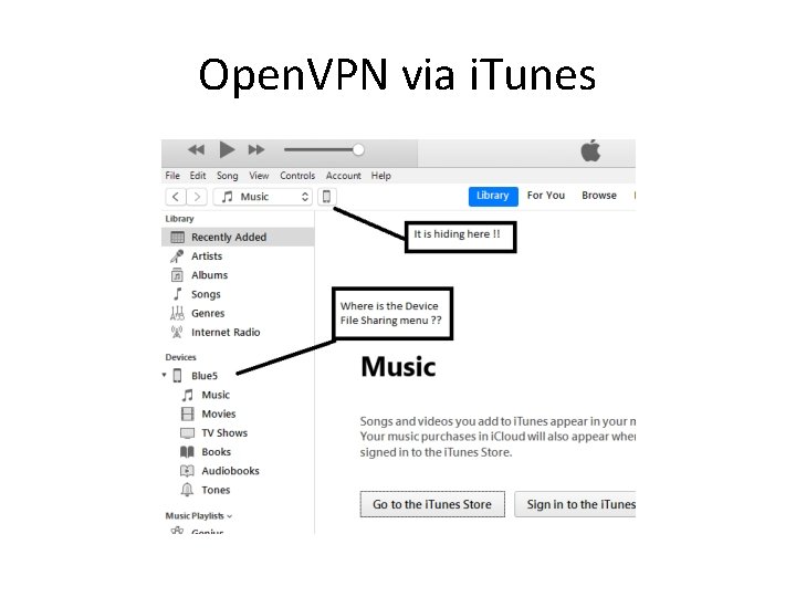Open. VPN via i. Tunes 