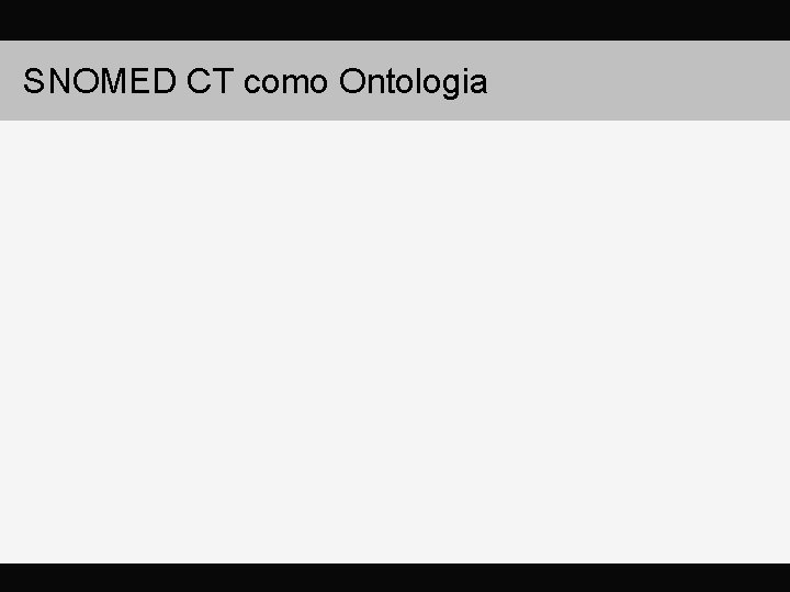 SNOMED CT como Ontologia 