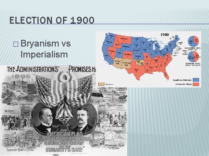 ELECTION OF 1900 � Bryanism vs Imperialism 