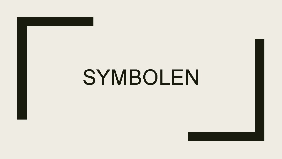 SYMBOLEN 