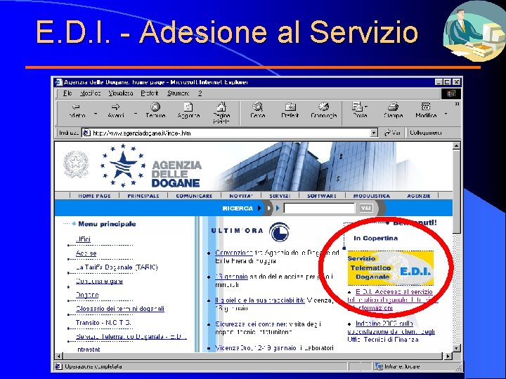 E. D. I. - Adesione al Servizio 