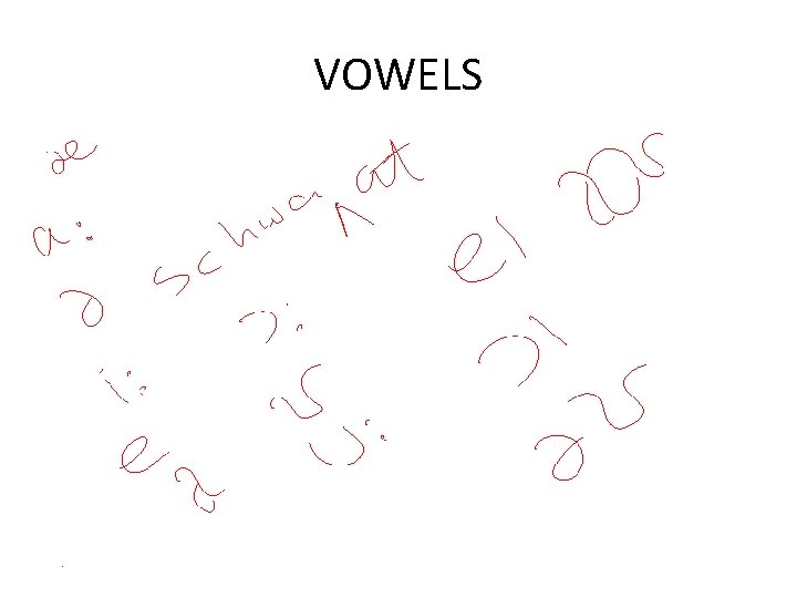 VOWELS 