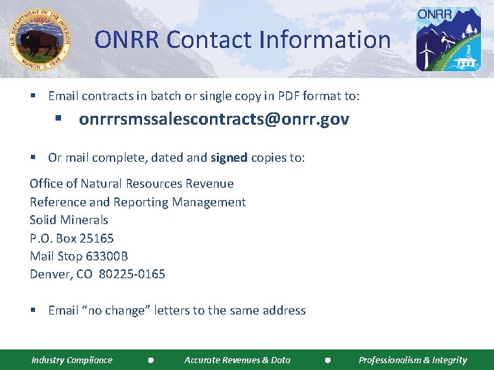 ONRR Contact Information § Email contracts in batch or single copy in PDF format