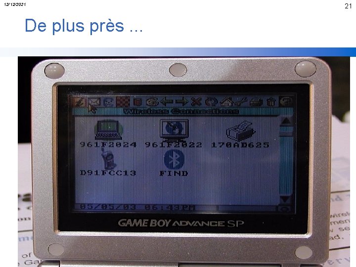 12/12/2021 De plus près. . . 21 