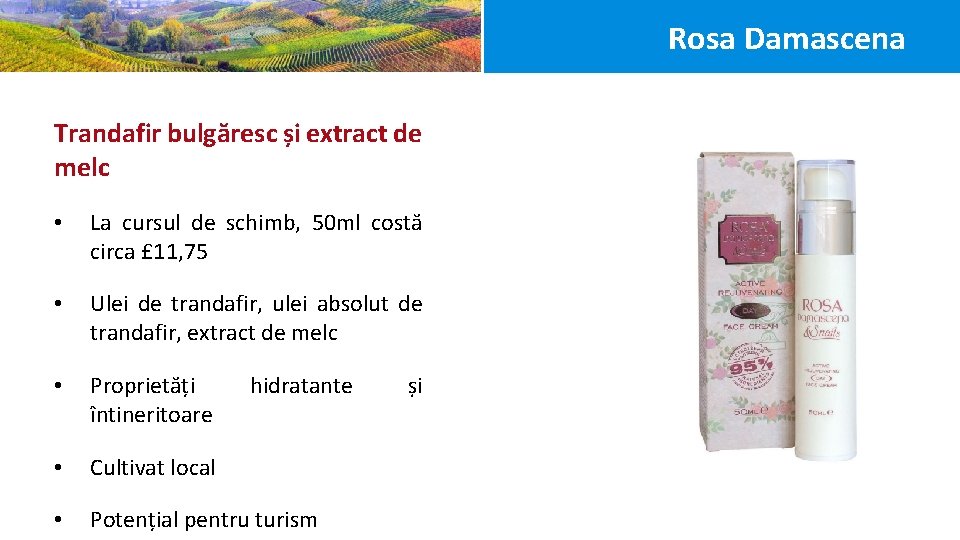 Rosa Damascena Trandafir bulgăresc și extract de melc • La cursul de schimb, 50